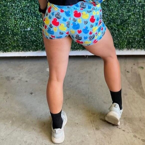 Barbell Voodoo rubber duckie shorts size small excellent condition - Picture 2 of 8